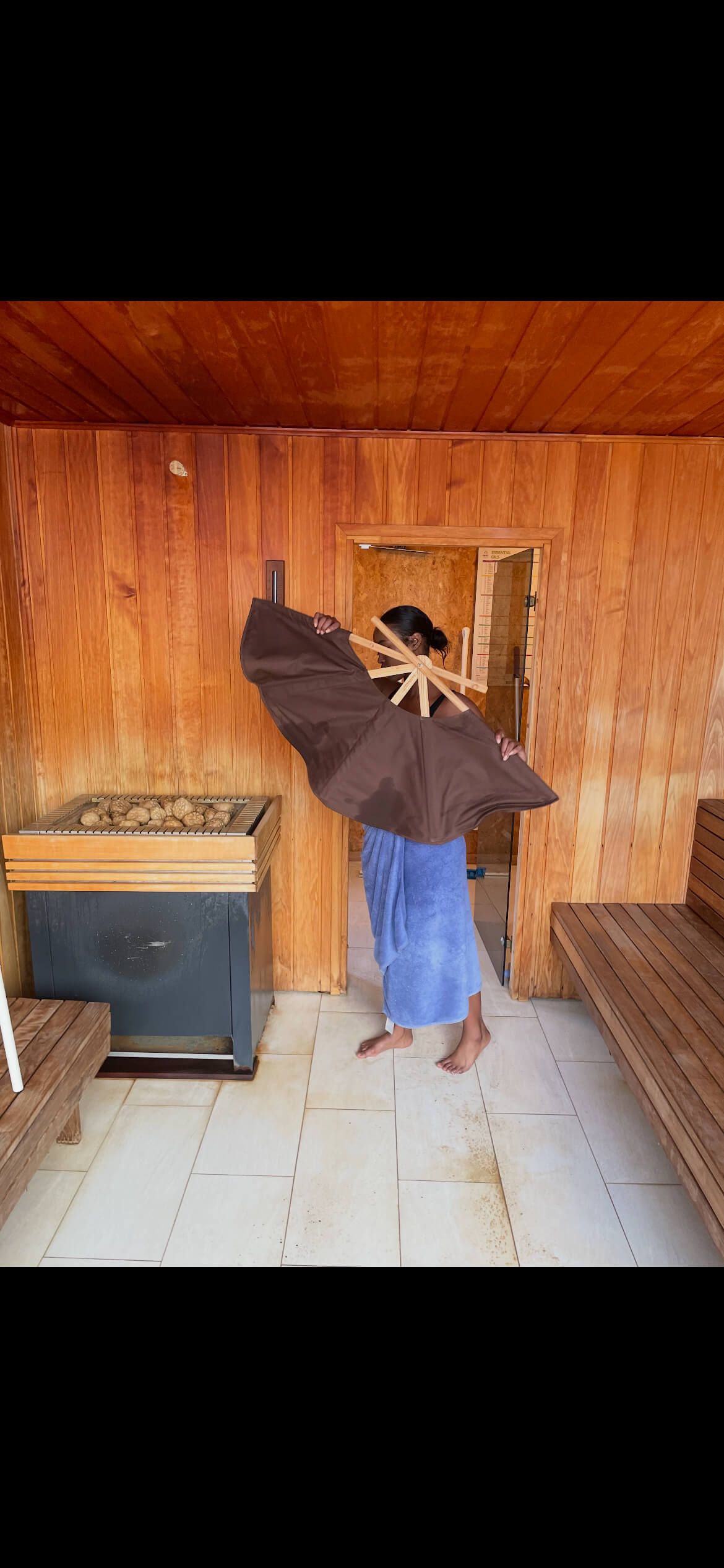 Saunagus oplevelse i sauna